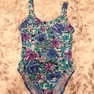 Vintage Floral One Piece